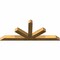 Ekena Millwork Saratoga Rough Sawn Timber Gable Bracket, Western Red Cedar, 96"W x 40"H x 6"D x 6"F, 10/12 Pitch GBW096X40X0606SAR00RWR - alternate 5
